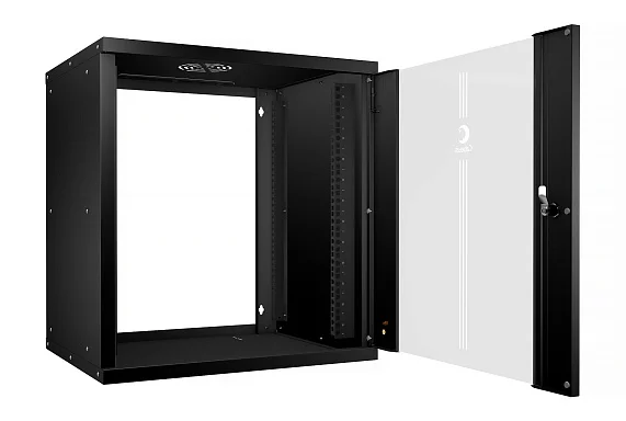 Cabeus WSC-05D-12U55/45-BK (10180c) Настенный 12U телекоммуникационный шкаф 19"