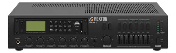 Roxton MX-480 Трансляционный усилитель 480 Вт, на 5 зон