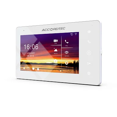 Монитор видеодомофона AccordTec AT-VD 710W K EXEL