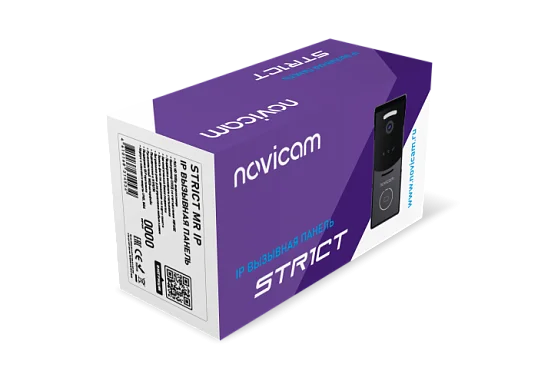 Вызывная панель Novicam STRICT MR IP WIFI BLACK Novicam v.4053