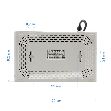 Коммутатор Space Technology ST-S811POE (P/2M/96W/А)