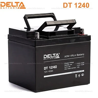 Аккумулятор Delta DT 1240 AGM (12 В / 40 Ач)