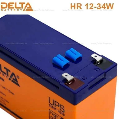 Аккумулятор Delta HR 12-34 W AGM (12 В / 9 Ач)