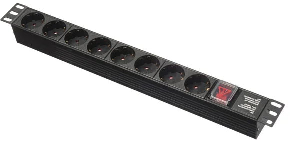 Tantos TSn 19 PDU8PС14S Горизонтальный блок розеток 19" , до 16А