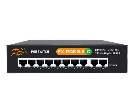 Коммутатор FOX FX-POE8.2G