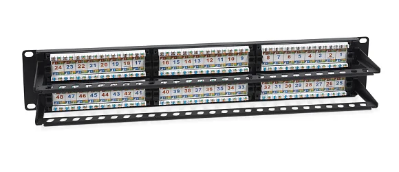 Cabeus PL-48-Cat.6-Dual (7447c) Патч-панель 19"  на 48 портов