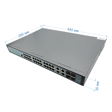 Коммутатор Space Technology ST-S324POE(24G/4G/4S/1C/400W/A) PRO M