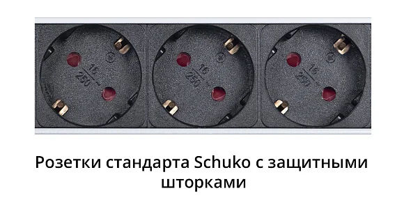 Cabeus PDU-16-10S-10C13-B-T (9550c) Вертикальный блок розеток 19" до 16 А