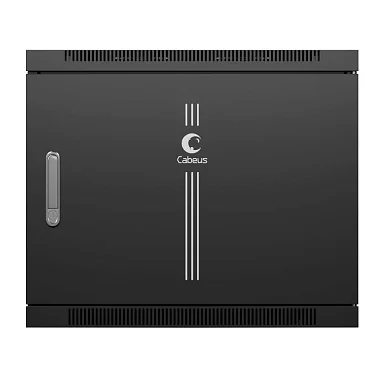 Cabeus SH-05F-12U60/60m-R-BK (10744c) Настенный 12U телекоммуникационный шкаф 19"