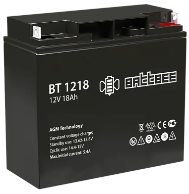 Аккумулятор Battbee BT 1218 AGM (12 В / 18 Ач)