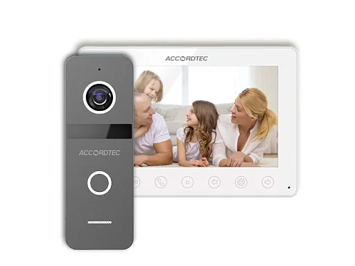 Комплект видеодомофона AccordTec AT-home10 Комплект домофонии WH-GR