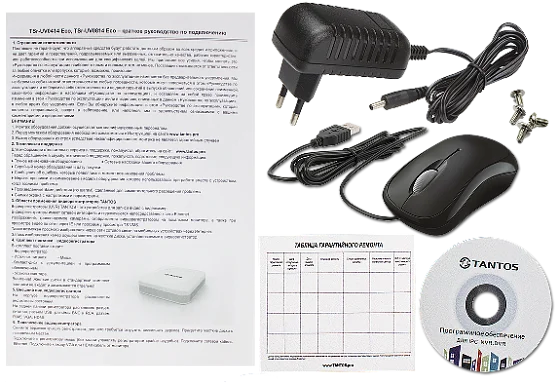 Гибридный видеорегистратор (XVR) Tantos TSr-UV0418