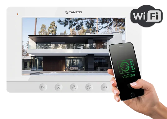 Монитор видеодомофона Tantos Like HD Wi-Fi