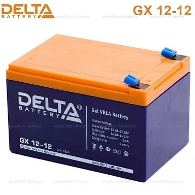 Аккумулятор Delta GX 12-12 GEL (12 В / 12 Ач)