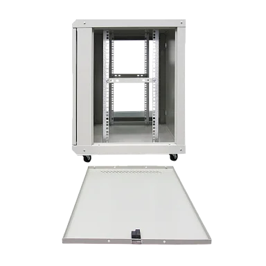 Space Technology ST-NCP12U600 (СЕРЫЙ) С ПОЛКОЙ Напольный 12U телекоммуникационный шкаф 19"