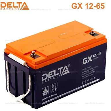 Аккумулятор Delta GX 12-65 GEL (12 В / 65 Ач)