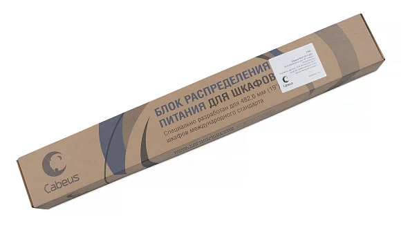 Cabeus PDU-13P-F-2EU (7294c) Вертикальный блок розеток 19" до 16 А