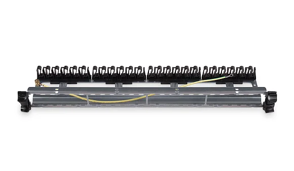 Cabeus PL-24-KJ-RJ45-Cat.6a-SH-180T (11834c) Патч-панель 19"  на 24 порта