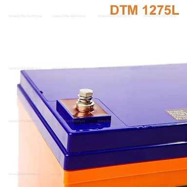 Аккумулятор Delta DTM 1275 L AGM (12 В / 75 Ач)