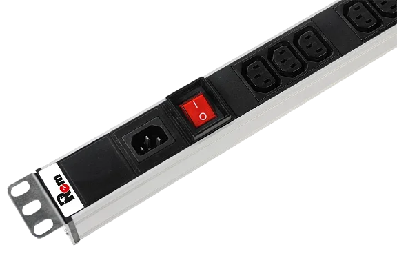 Rem R-16-16C13-12C19-V-1820 Вертикальный блок розеток 19" , до 16А