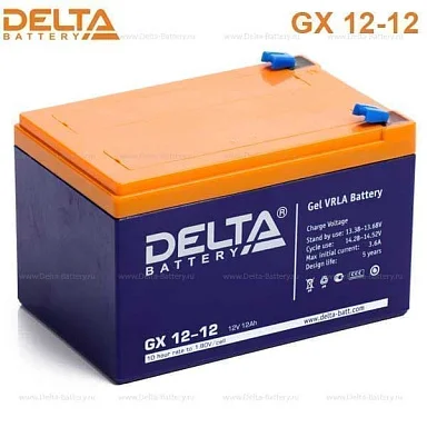 Аккумулятор Delta GX 12-12 GEL (12 В / 12 Ач)