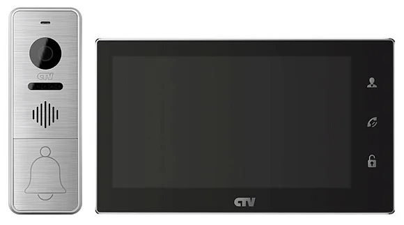 Комплект видеодомофона CTV-DP4706AHD (Черный)