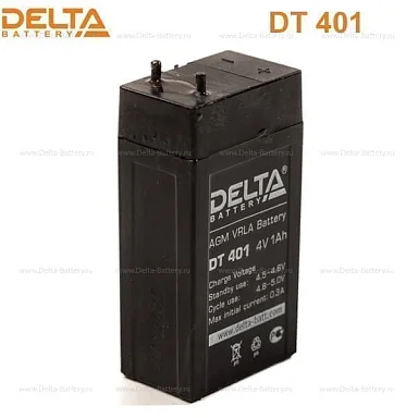 Аккумулятор Delta DT 401 AGM (4 В / 1 Ач)