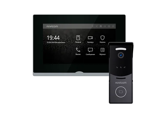 Комплект видеодомофона Novicam IMPULSE 7 IP WIFI KIT BLACK Novicam v.4648