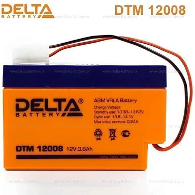 Аккумулятор Delta DTM 12008 (T9)
