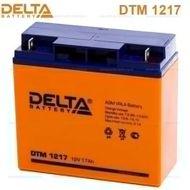 Аккумулятор Delta DTM 1217 AGM (12 В / 17 Ач)