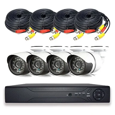 Комплект видеонаблюдения ASD ASD CCTV-4 SAFE NEW