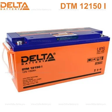 Аккумулятор Delta DTM 12150 I AGM (12 В / 150 Ач)