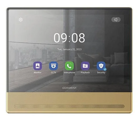 Монитор видеодомофона Commax CDV-1004QT (золото)