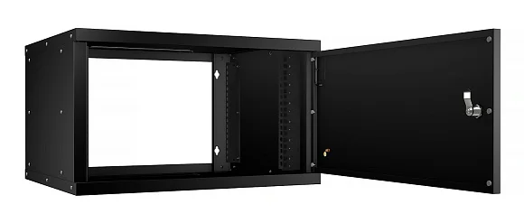 Cabeus WSC-05D-6U55/45m-BK (10174c) Настенный 6U телекоммуникационный шкаф 19"