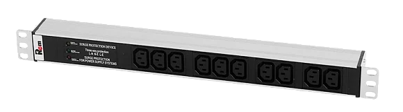 Rem R-10-10C13-FI-440-Z Горизонтальный блок розеток 19" , до 10А