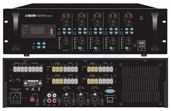 Roxton IP-A4060MP Трансляционный усилитель 60 Вт, на 4 зоны