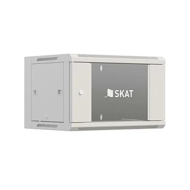 Бастион SKAT TB-6W645GF-G Настенный 6U телекоммуникационный шкаф 19"