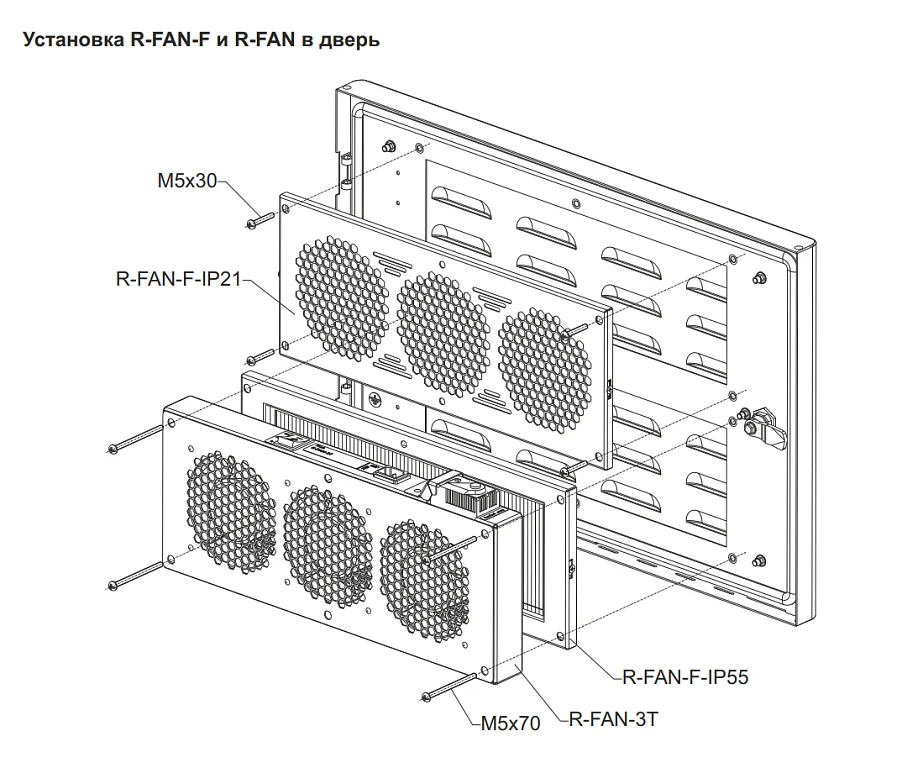R-FAN-F-IP55-9005 — фото 4