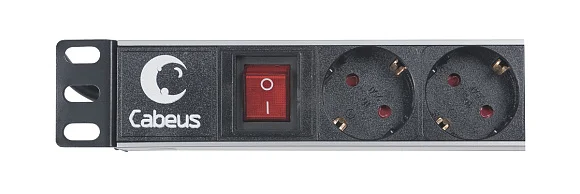 Cabeus PDU-8P-2EU (7297c) Горизонтальный блок розеток 19" до 16 А