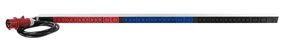 Rem R-3x16-36C13-6C19-I-1420-3-3PN Вертикальный блок розеток 19" , до 16А