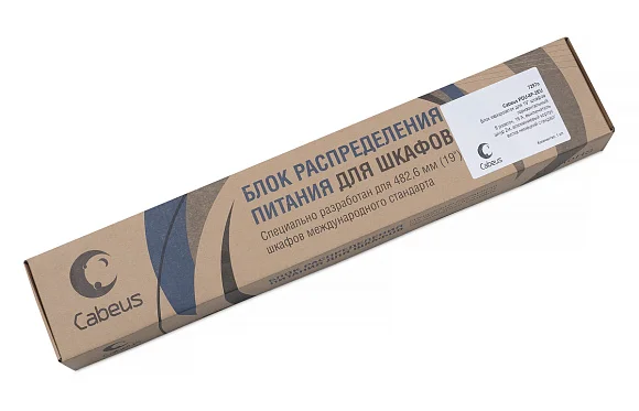 Cabeus PDU-8P-2EU (7297c) Горизонтальный блок розеток 19" до 16 А