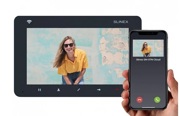 Монитор видеодомофона Slinex SM-07N Cloud Graphite