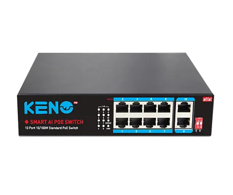 Коммутатор KENO KN-SW802POE+