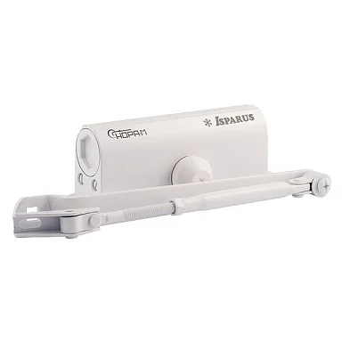 Дверной доводчик Нора-М ISPARUS 430 F (белый) до 110 кг, EN5