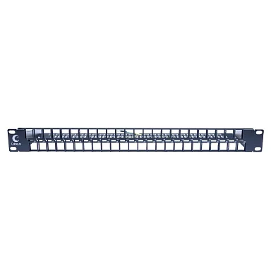 Cabeus PLBHD-48-SH-1U (9661c) Модульная патч-панель 19"  на 48 портов