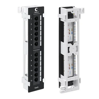 Cabeus PL-12-Cat.6-WL-Dual IDC (7954c) Патч-панель 19"  на 12 портов