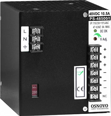 Блок питания OSNOVO PS-48500/I  48 В / 10А