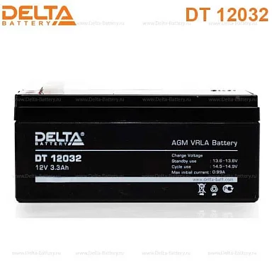 Аккумулятор Delta DT 12032 AGM (12 В / 3,2 Ач)