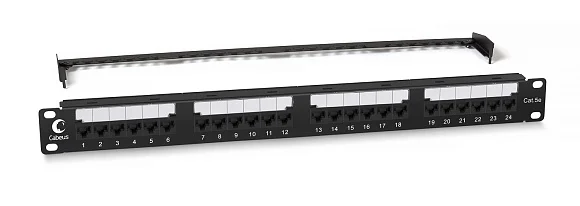 Cabeus PL2-24-Cat.5e-Dual (10588c) Патч-панель 19"  на 24 порта
