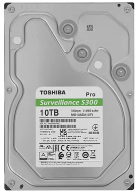 Жесткий диск SSD Toshiba MD10ADA10TV, 10 ТБ, 512 МБ, 7200 об/мин